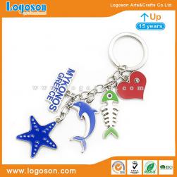 Colorful Metal Turtles Cute Customize Keychain/Keyring Wholesale