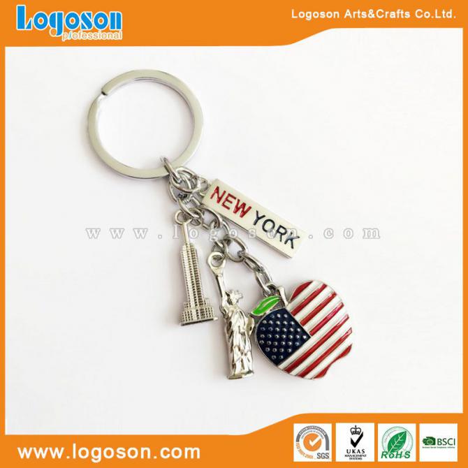 Boston Souvenirs Keychains Custom United States Keychain