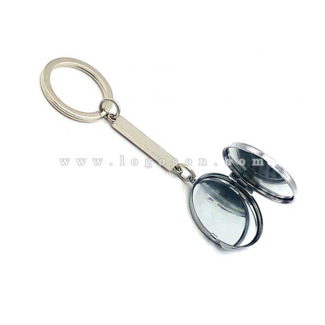 Round Mirror Keychain